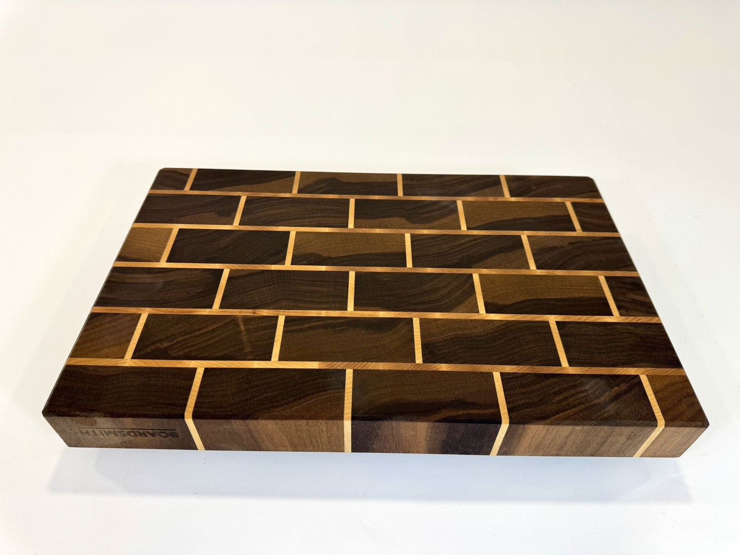 189 Walnut and Maple Brick 18 x 12 x 2