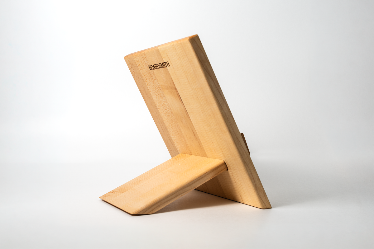 Adjustable Cookbook & Cutting Board Stand