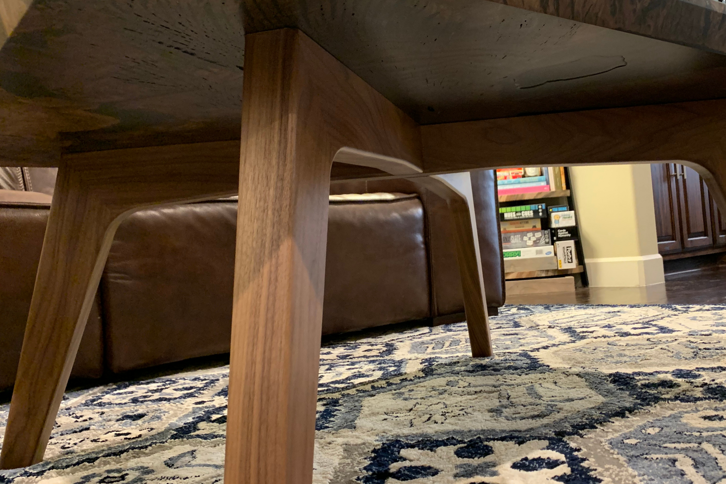 Walnut Epoxy Coffee Table (AVAILABLE)