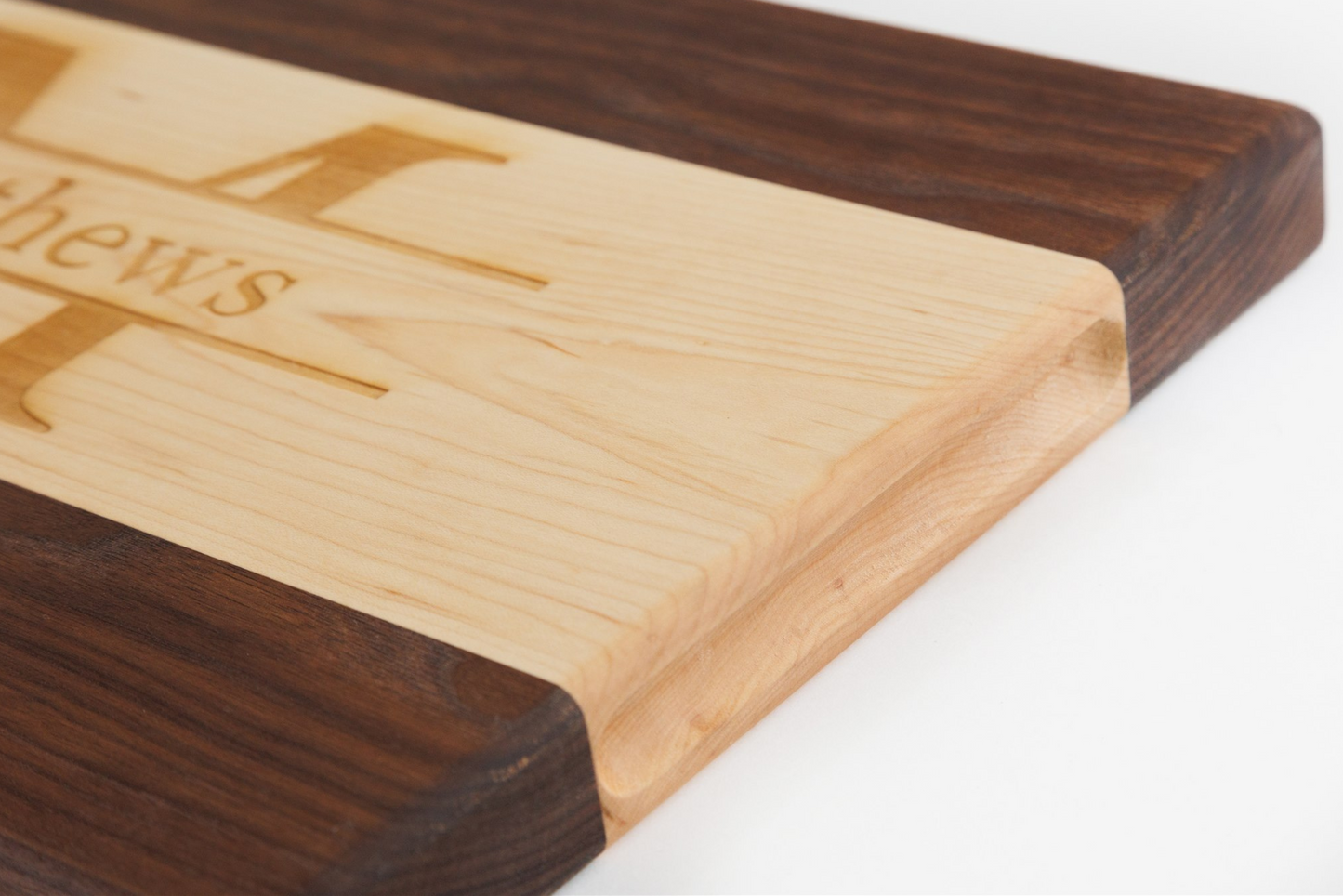 Personalized Maple & Walnut Cutting Board