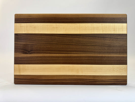 008 Edge Grain Walnut and Maple Stripes 20 x 12 1/2 x 1 1/2
