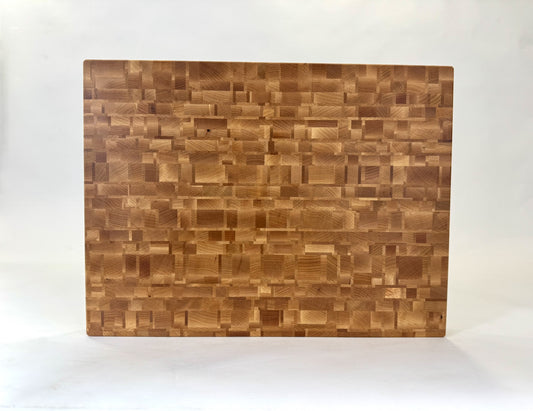 134 Maple Angular Mosaic 18 x 24 x 2 with Finger Grooves and Bottom Groove