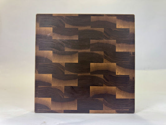 173 Walnut 15 1/2 x 15 1/2 x 2 One-Off