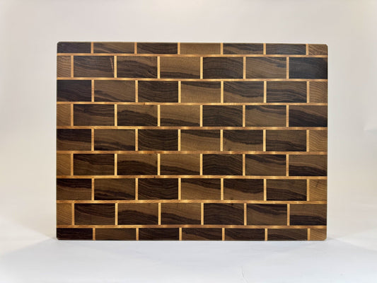 191 Walnut & Maple Brick 22 x 16 x 2