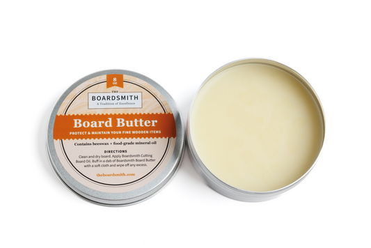 cutting board butter made from pure beeswax and USP food safe mineral oil
