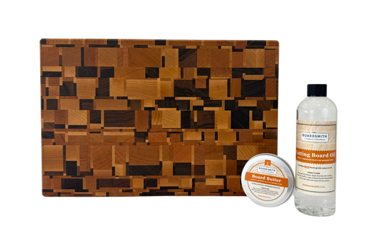 SALE! Mini Mixed Wood Mosaic + Care Kit