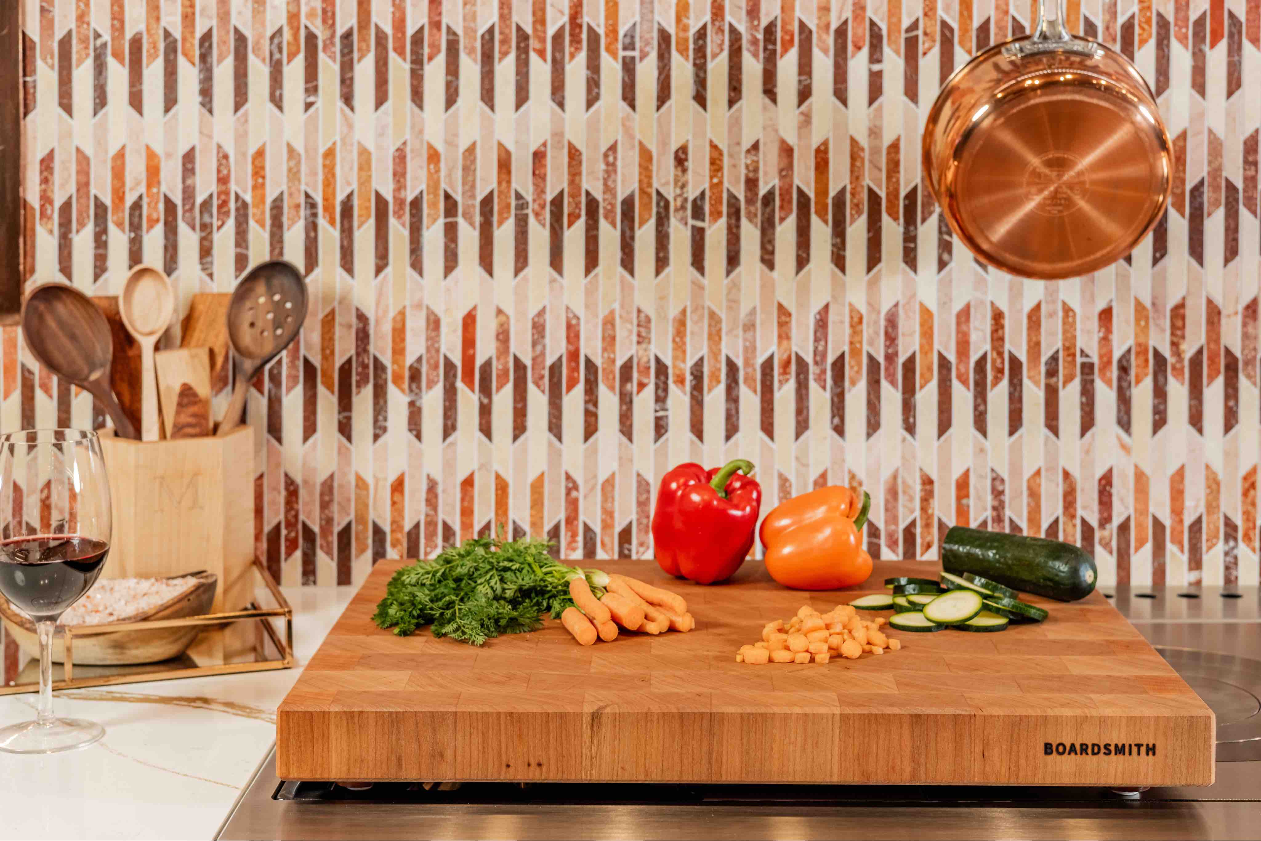 Cherry Sidekick End Grain Cutting Board