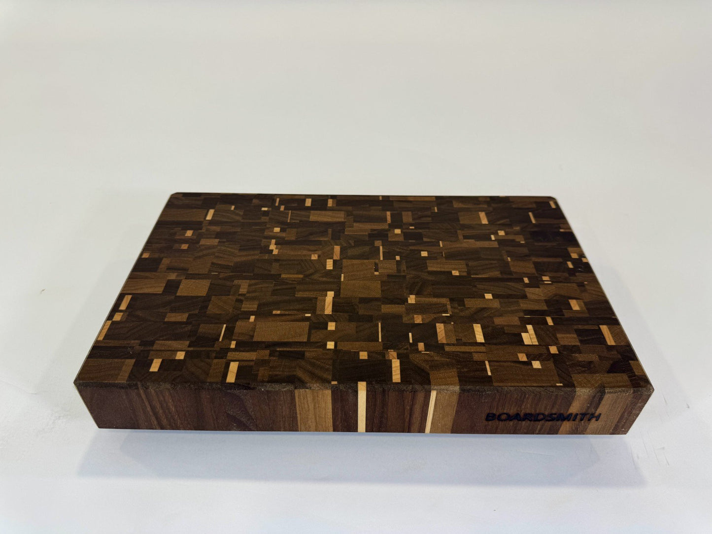 384-1 Walnut & Maple Stars Rectilinear Mosaic 14 x 8.5 x 2