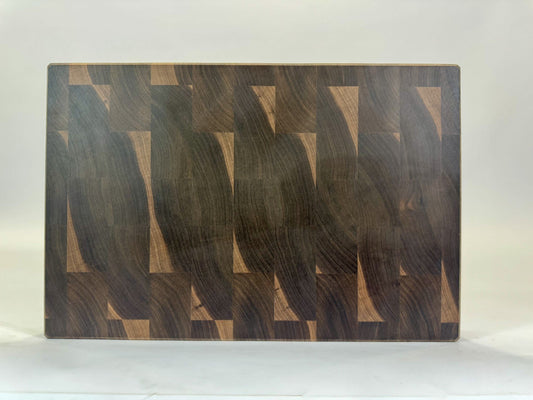 387-1 Walnut 18 x 12 x 2 with Vertical Blocks