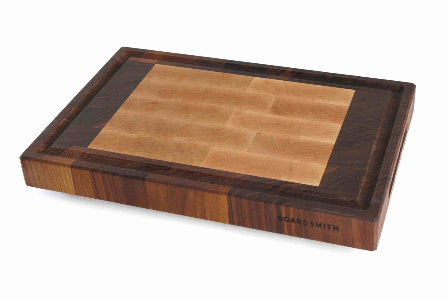 Maple & Walnut 'Border' End Grain Cutting Board