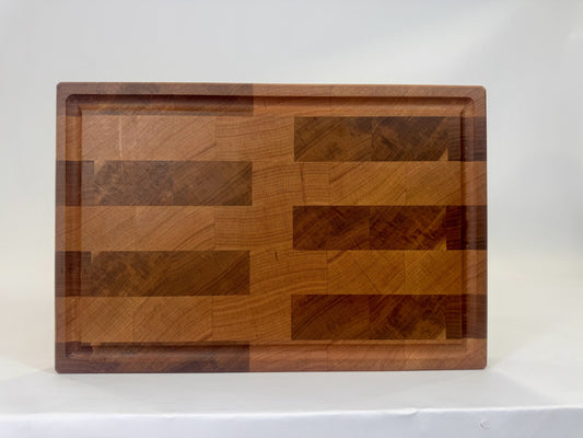 524 Cherry 18 x 12 x 2 with Juice Groove and Feet