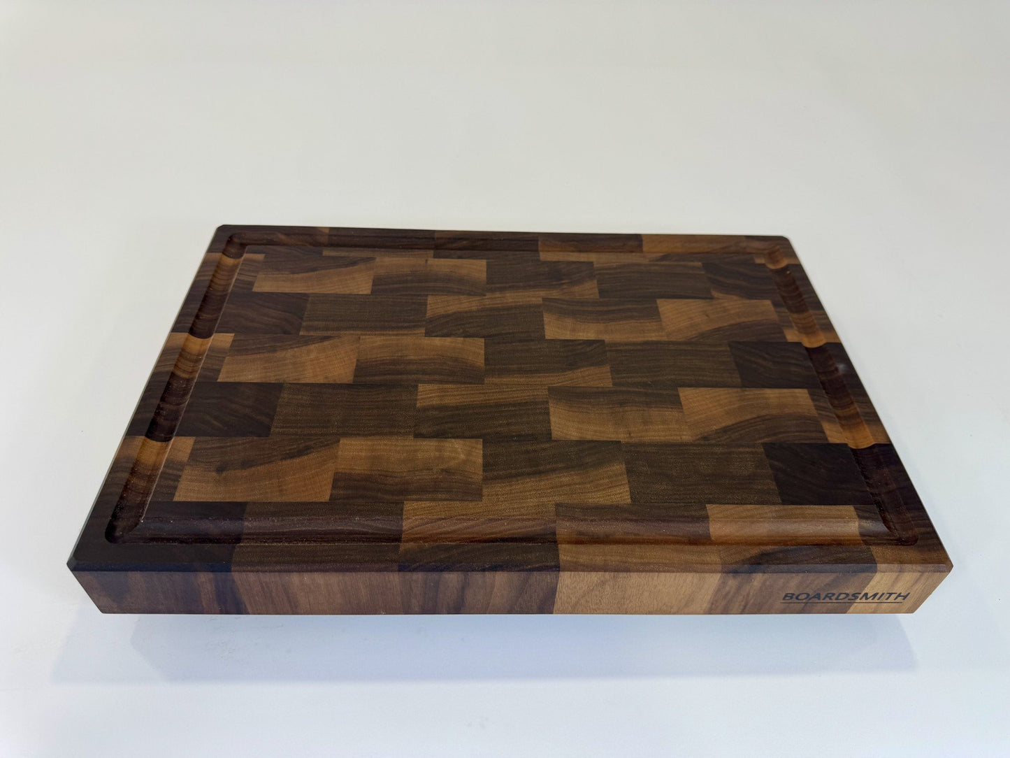 560 Walnut 18 x 12 x 2 with Grooves & Feet