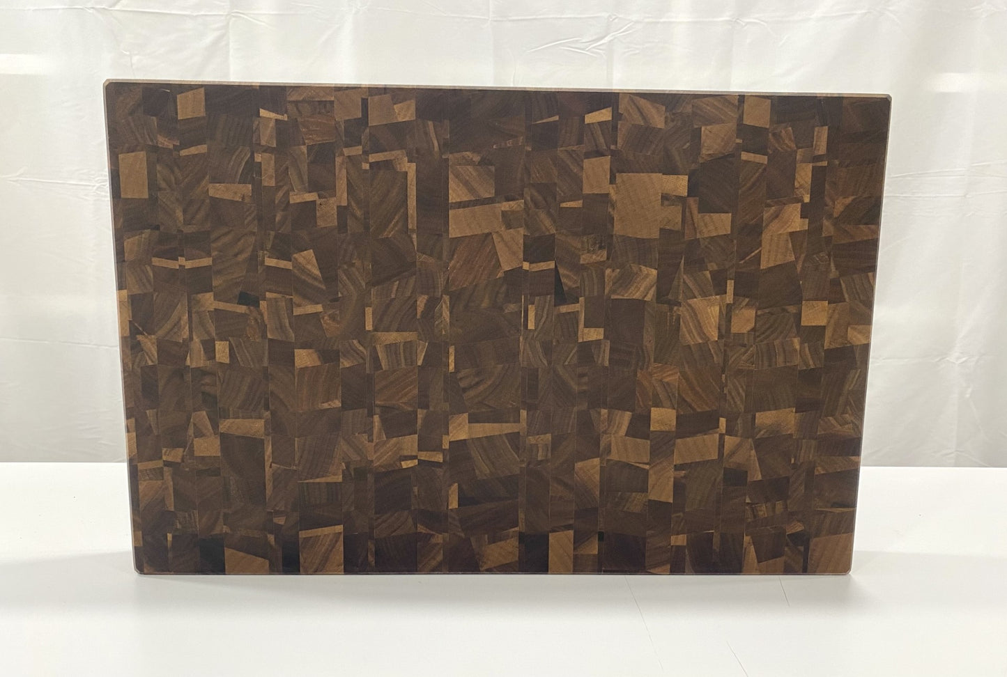 'Mosaic' End Grain Cutting Board-- Walnut