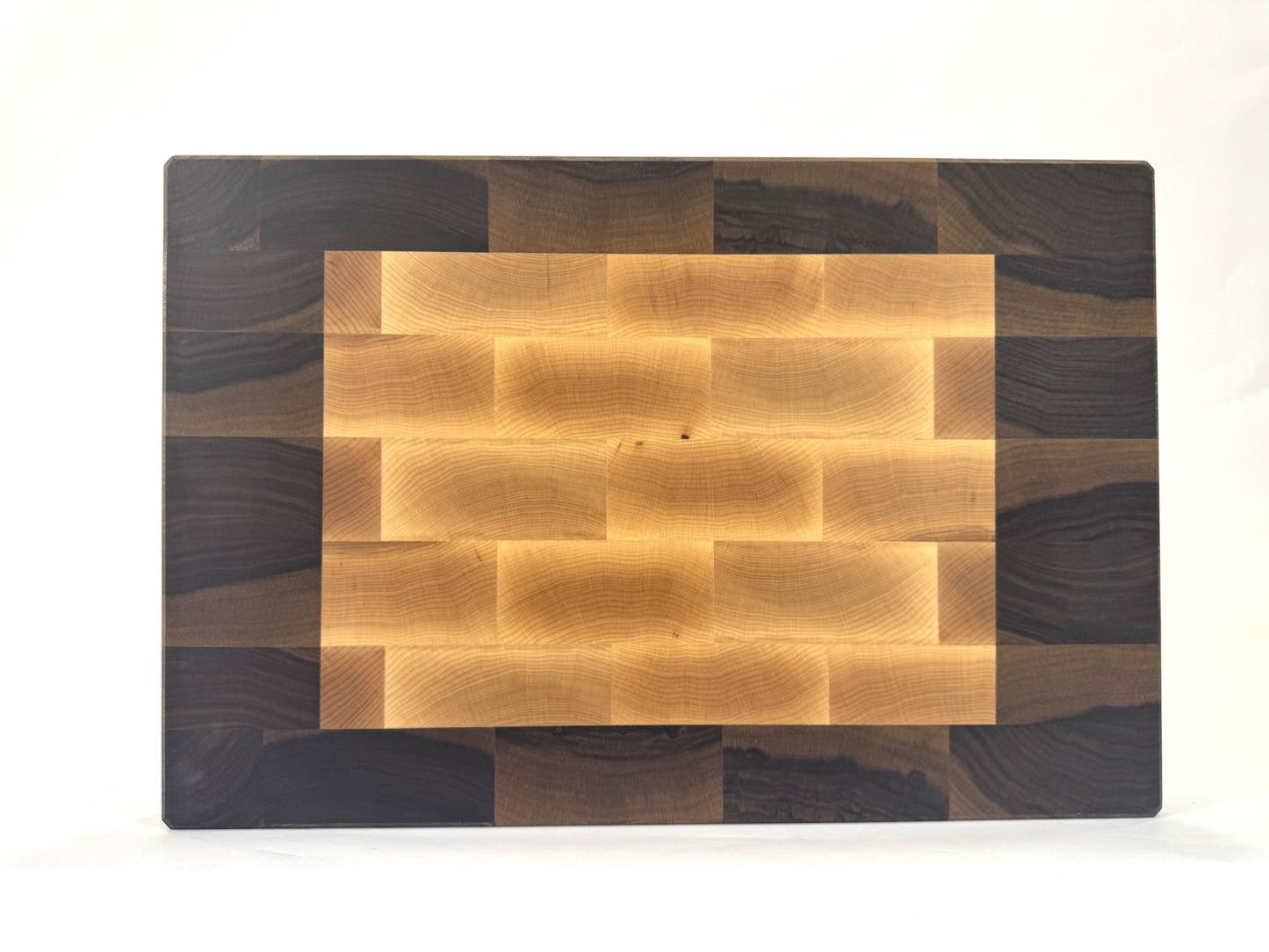 699 Maple and Walnut Border Board 12 x 18 x 2