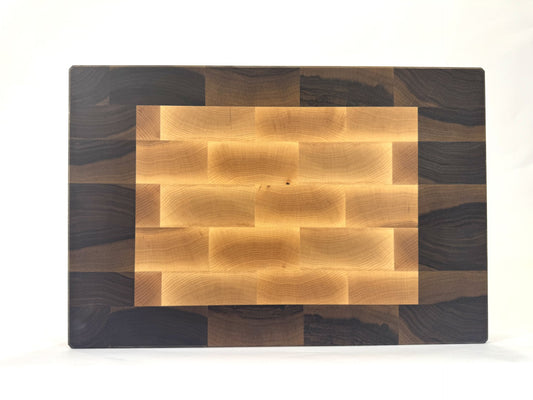 699 Maple and Walnut Border Board 12 x 18 x 2