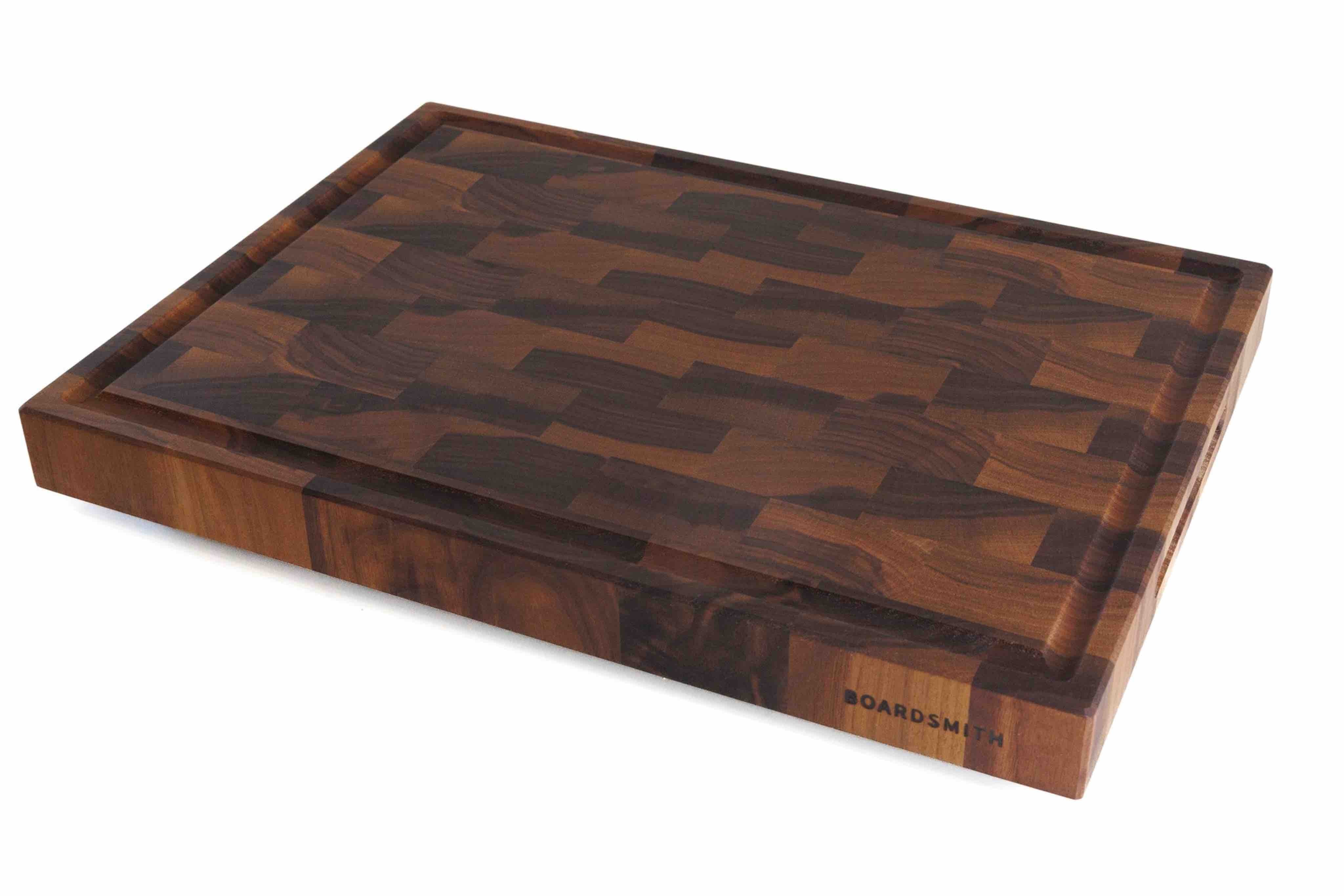 Handmade Hardwood hot Cutting Board | Optional Feet/Groove