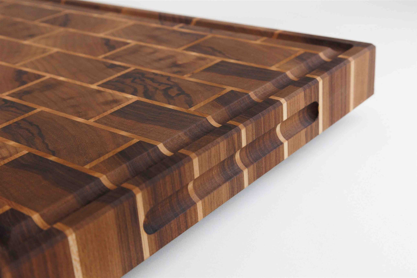 Walnut & Maple 'Brick' End Grain Cutting Board