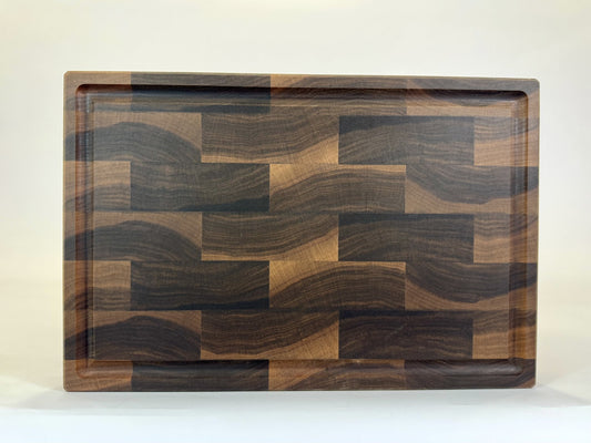 756 Walnut 18 x 12 x 2 "One-Off" with Juice Groove AND Bottom Groove