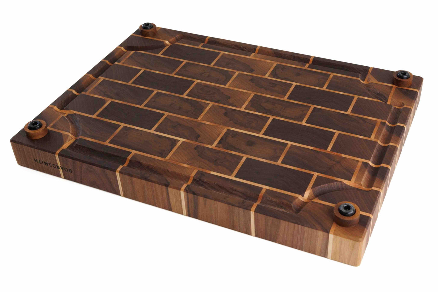 Walnut & Maple 'Brick' End Grain Cutting Board