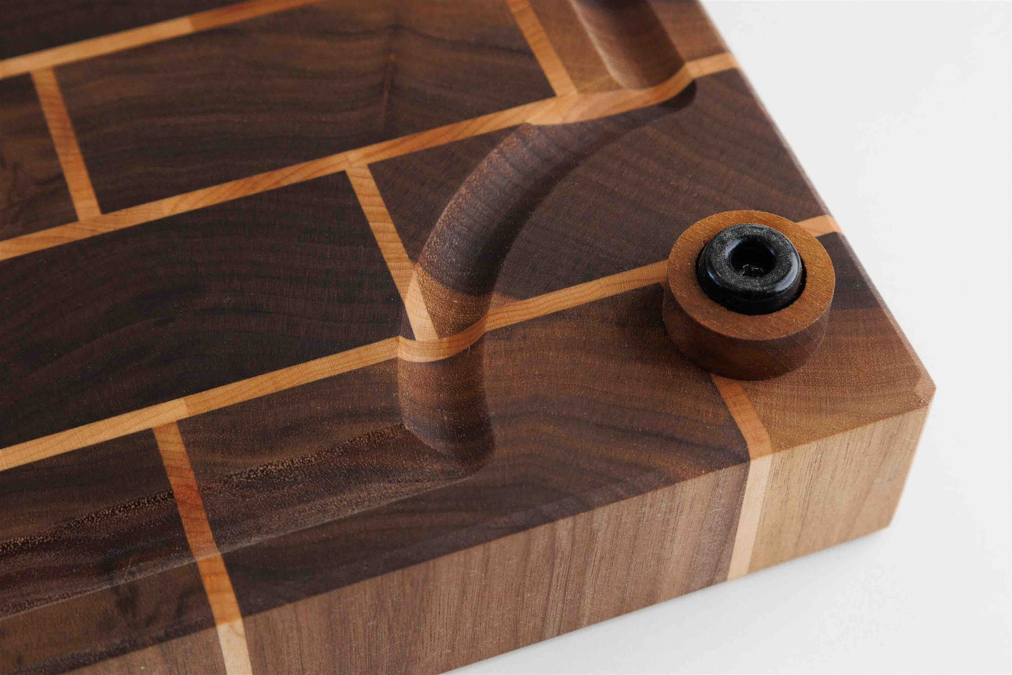 Walnut & Maple 'Brick' End Grain Cutting Board