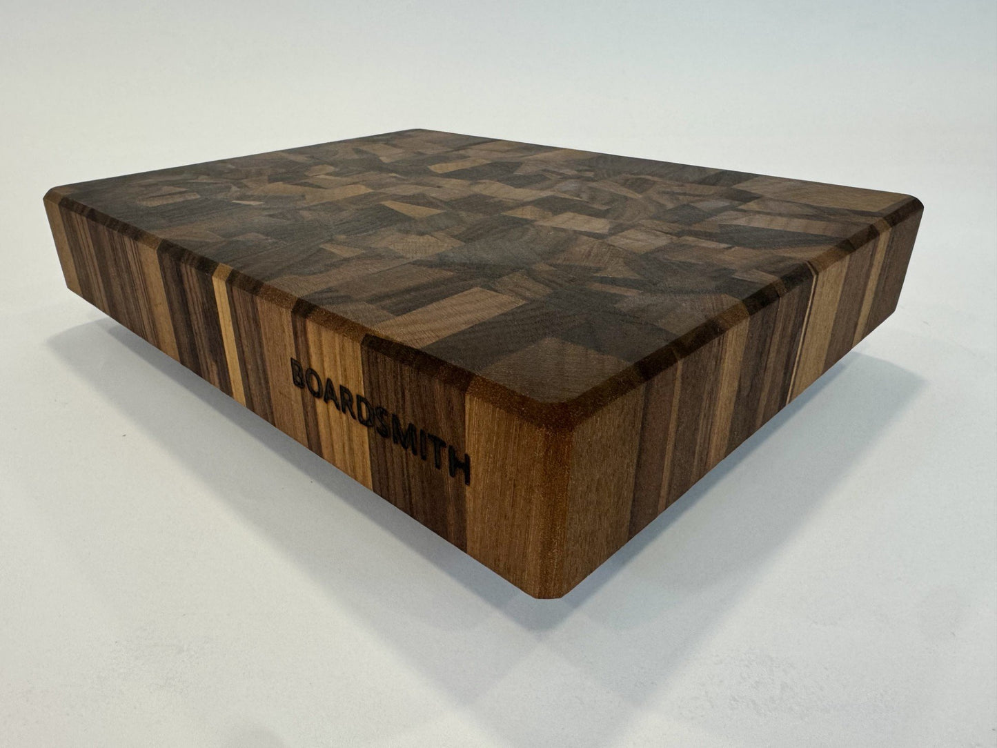 M002 Walnut Angular Mosaic 12 x 9 x 2